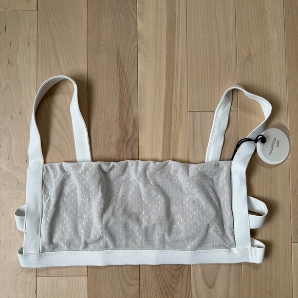 Tularosa White Mesh Swim Top – Size L, NWT - Picture 3 of 7